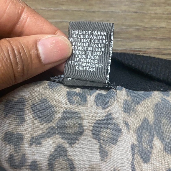 Womens Jackets Plus Size Short Female Coat Zipper 3/4 Sleeve Polka Flower Dot - Picture 7 of 9